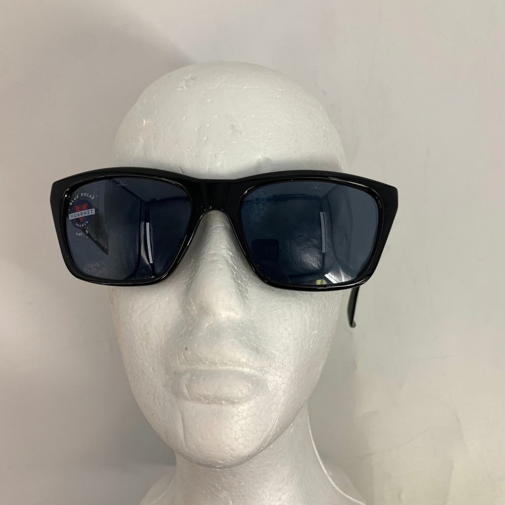 VUARNET VL0006 0001 Bio Nylon Black Sunglasses France Blue Polar Cat 3